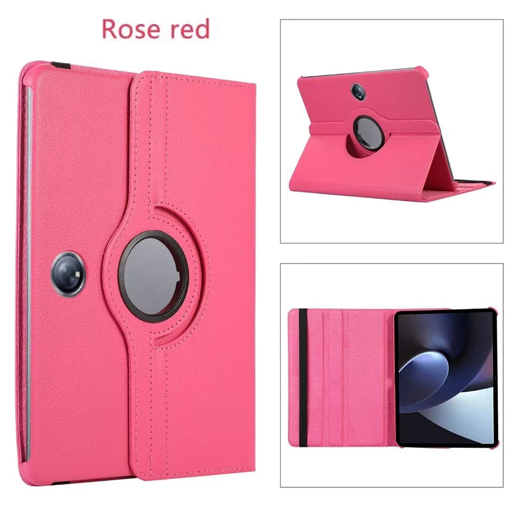 Case For OPPO Pad Air10.36inch Case 360 Rotating PU Leather Stand Case for OPPO Pad 11inch Pad2 11.6inch Auto Sleep/Wake Coque