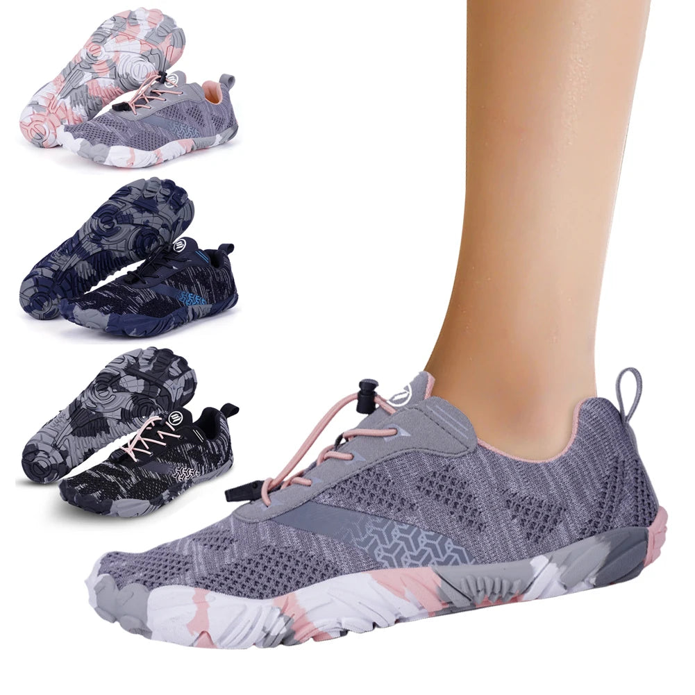 Water Shoes Beach Barefoot Shoes Non-Slip Hiking Trail Running Shoes Comfortable Lightweight Aqua Shoes for Outdoor Sports