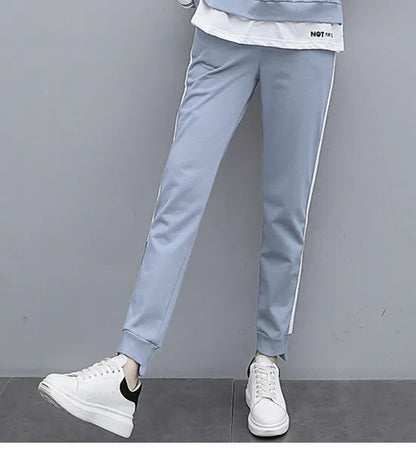 Casual Sportswear Set for Women Spring Autumn New Style Loose Fashionable Large Size Trendy Sweatshirt Best Friend Outfit