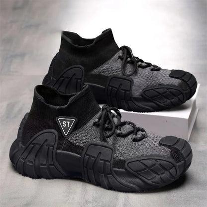 Men Sports Shoes Breathable Work Sneakers Lightweight Anti Puncture Safety Shoes Male Indestructible Boots Free Shipping