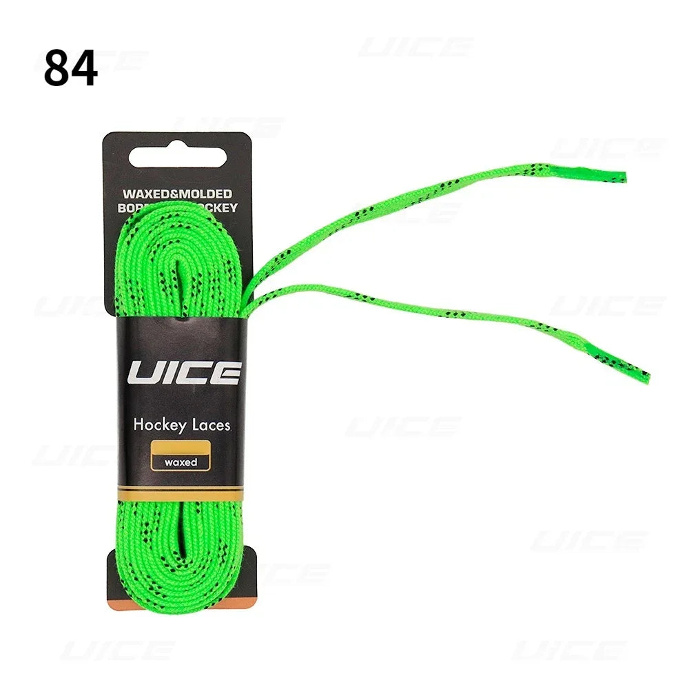 UICE Ice Hockey Skate Laces 84/96/108/120inch Skates Hockey Shoe Lacer Dual Layer Braid Reinforced Hockey Accessories
