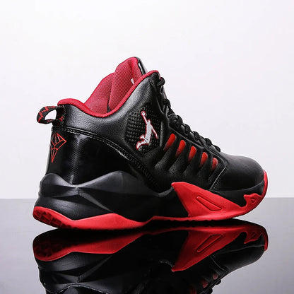 Men's Basketball Shoes Breathable Cushioning Non-Slip Wearable Runing Shoes Gym Training Athletic Basketball Sneakers for Women