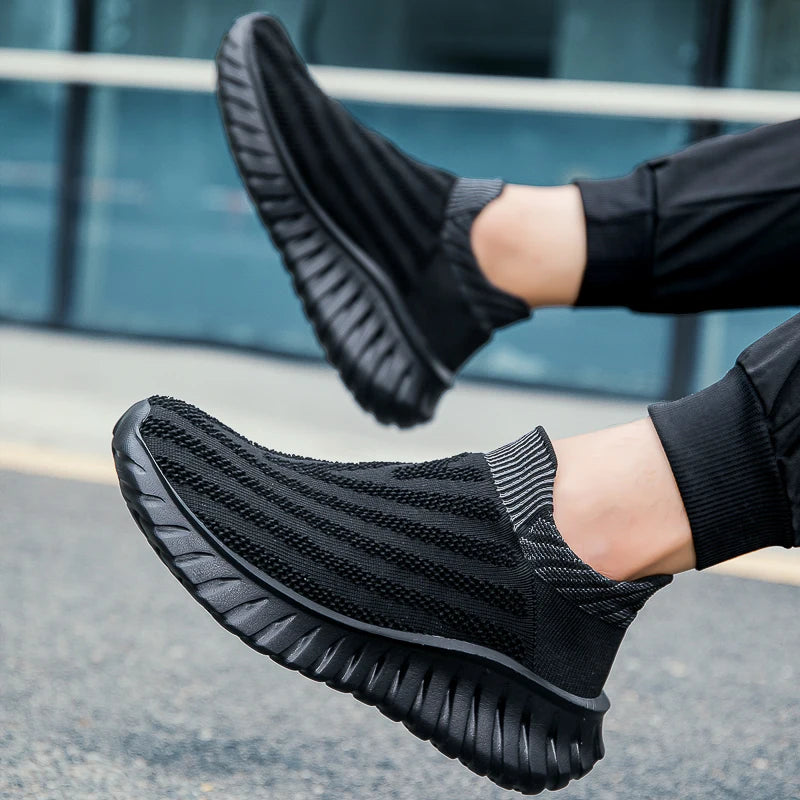 Men's One Foot Walking Shoes Anti Slip Running Shoes, Breathable Thick Soled Shoe Lightweight Fitness Casual Sneakers for Women
