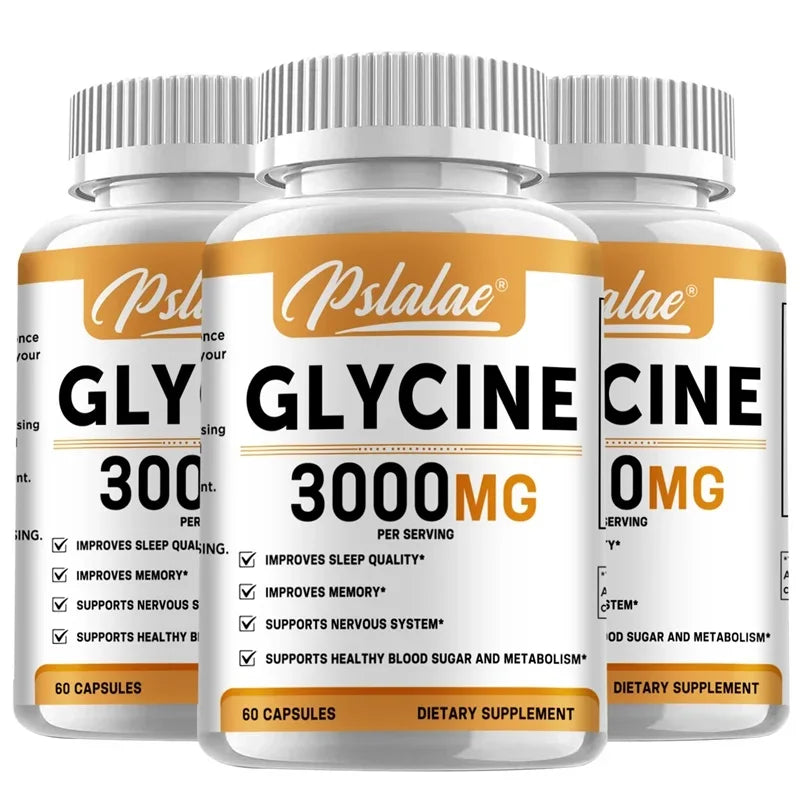 Glycine Supplement - Promotes Restful Sleep, Supports Cognitive Function, Emotional Balance and Neurological Health