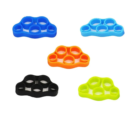1/8pcs Silicone Finger Grip, Resistance Band, Wrist Stretcher, Elastic Five Finger Expander, Strength Training Device, Exercise