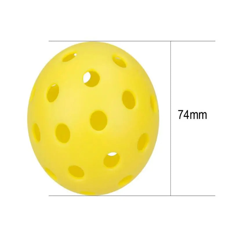 Professional Pickleball Balls 12/6 PCS 74mm 40 Holes Colorful Consistent Bounce for Official Competition Training