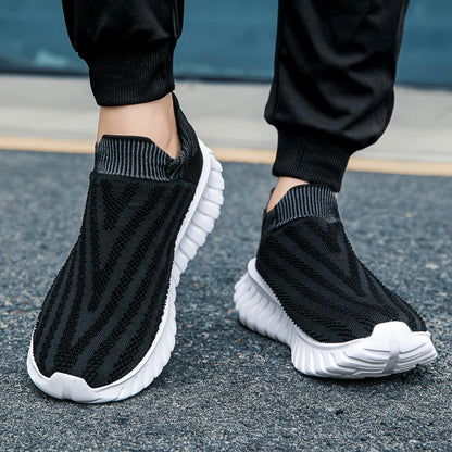 Men's One Foot Walking Shoes Anti Slip Running Shoes, Breathable Thick Soled Shoe Lightweight Fitness Casual Sneakers for Women