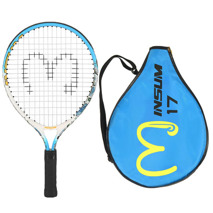 17" Lightweight Kids Tennis Rackets for Aged 2-3,with 1 Tennis Racket and Shoulder Strap Bag Outdoor/Indoor Sports Tennis Raquet