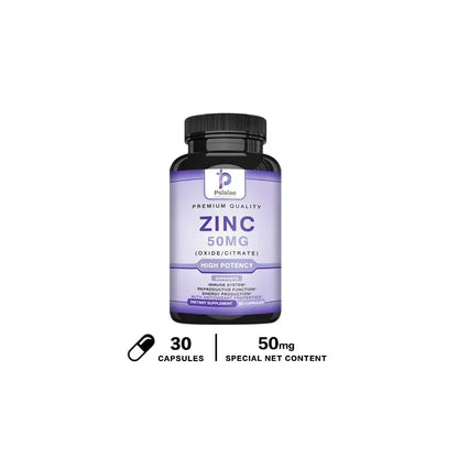 Zinc Supplements - Enhances Immune Function, Promotes Skin Health, Improves Sleep, and Maintains Bone Marrow Health