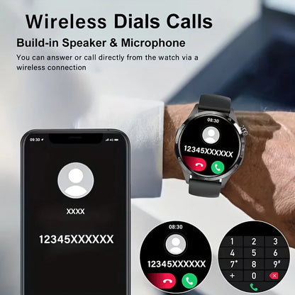 Smart Watch, 1.5-inch Touch Screen, Stylish Dot Strap, Sports Tracking, with Call Reminder/Message Reminder/Alarm Reminder