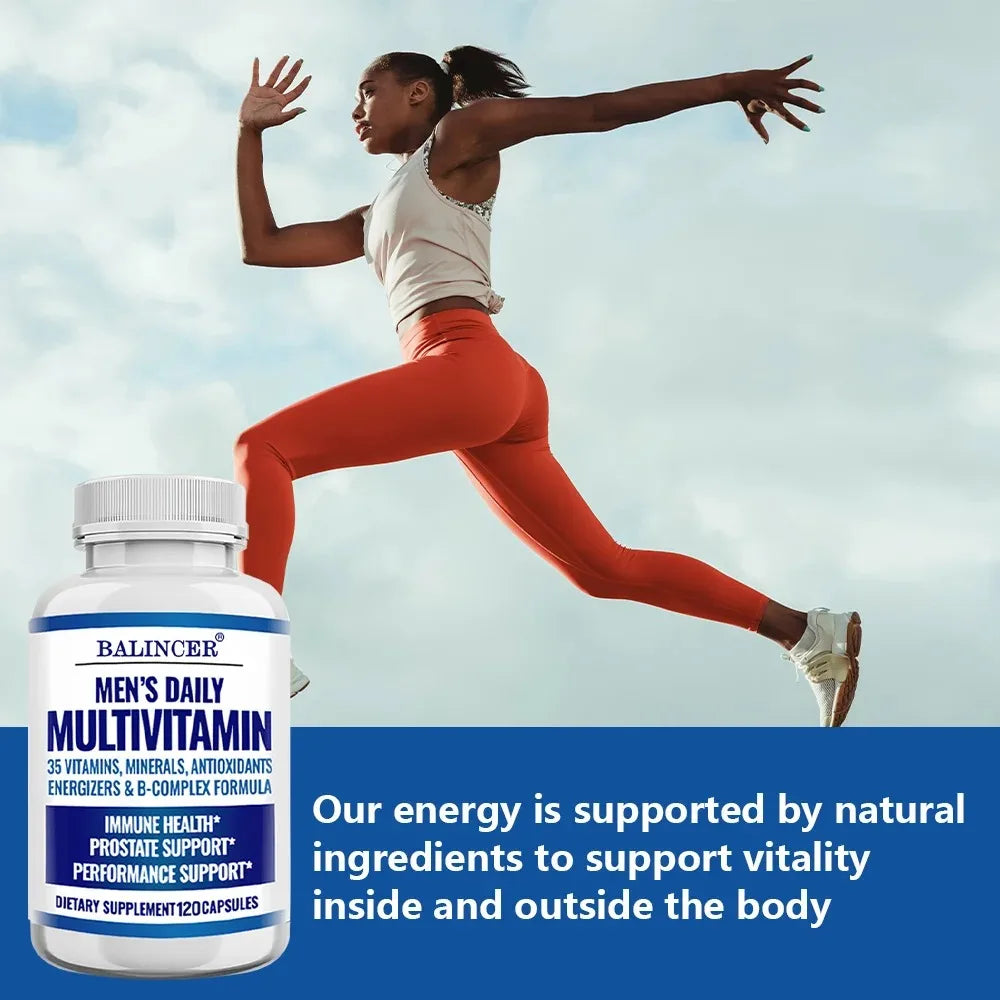 Men's Multivitamin - Improves Bone Strength, Supports Energy & Endurance, Enhances Cognition,Supports Brain,Eye and Heart Health