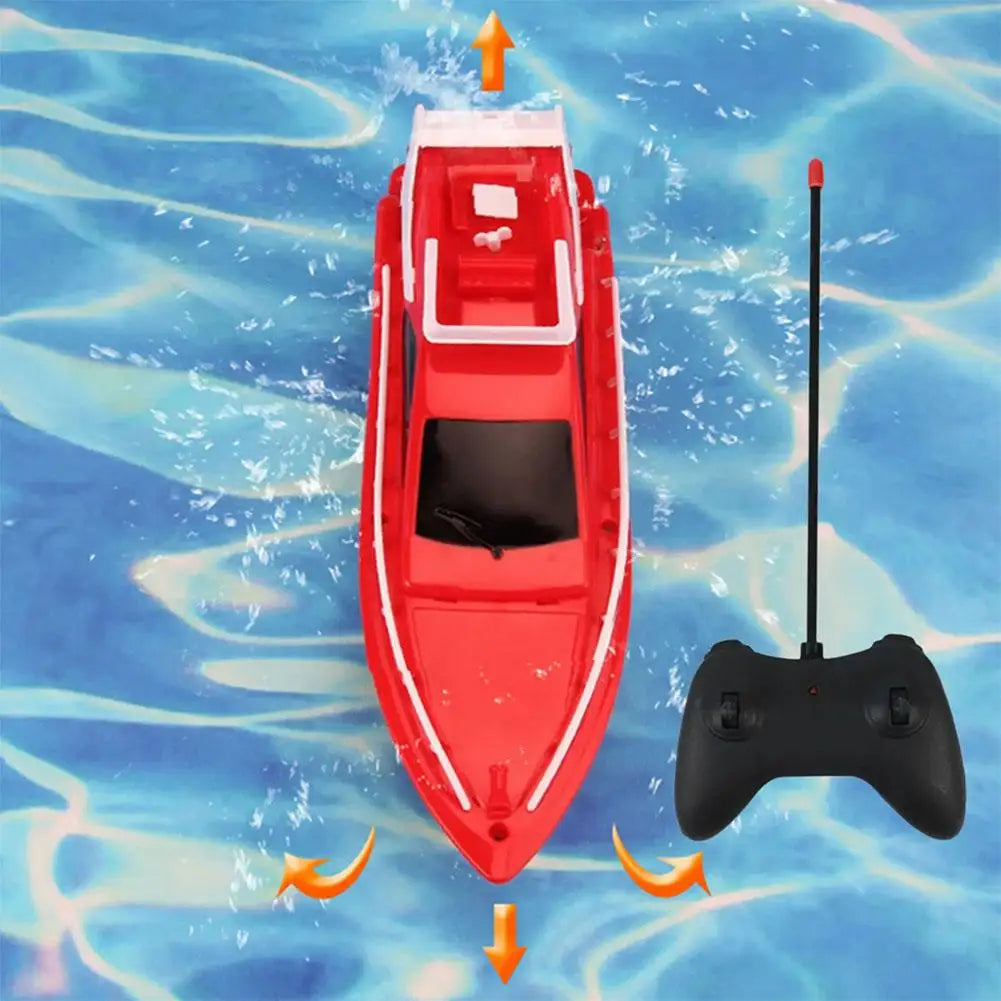 Remote Control Boats Can Be Launched To Simulate High-Speed Speedboats Electric Steamboats Children Boys Water Park Toys Outdoor