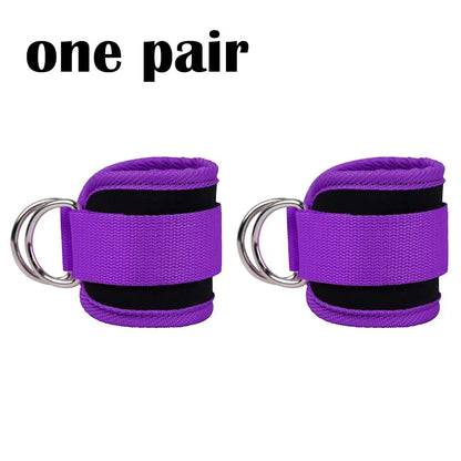 TPE Resistance Bands Ankle Straps Fitness Booty Band Squat Glute Workout Yoga Gym Equipment Guard Leg Strength Safety Extensions