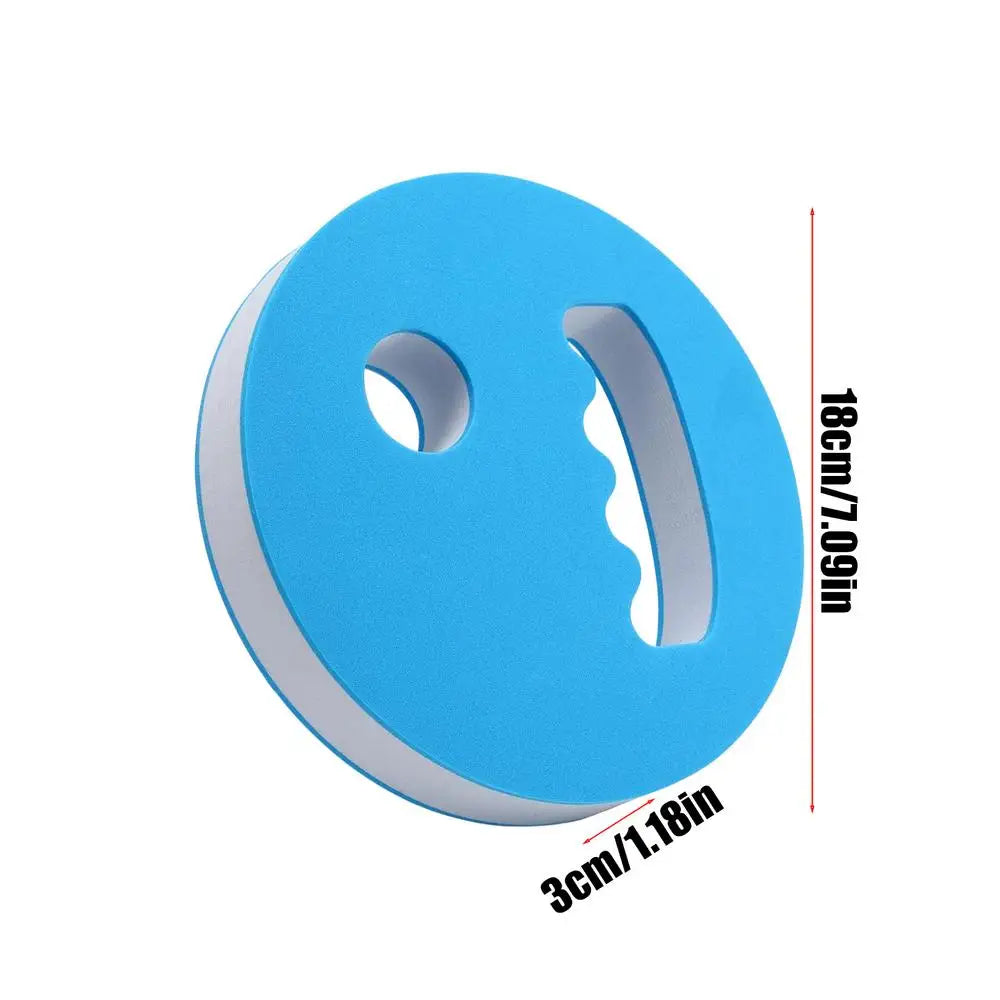 2Pcs Water Exercise Discs Swim Hand Disc Buoyancy Pool Exercise Swim Training Tool EVA Foam Aerobic Equipment Water Paddle Board