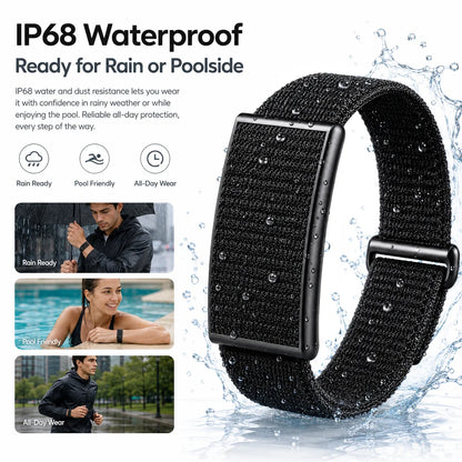 IYTSFT Fitness Tracker Smart Band Ultra-Thin Light 30-Day Standby Heart Rate Blood Oxygen IP68 Waterproof Pedometer