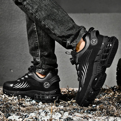 Men Work Safety Shoes Anti-puncture Working Sneakers Male Indestructible Work Shoes Men Boots Lightweight Men Shoes Safety Boots