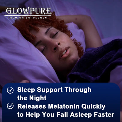 Melatonin 10 mg Capsules - Relieve Insomnia Healthy Sleep Quality Deep Sleep Stress Relief