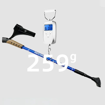 Nordic Telescopic Walking Poles 2PcsTrek Pole Aluminum Alloy Shooting Cane Strong Locking Walking Pole Lightweight Hiking Cane