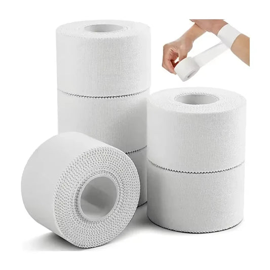 1PC  2.5cm * 9.14m Athletic Trainer Tape Sport Care Tape Sport Strapping Tape Easy To Tear For Sports First Aid Injury Wrap