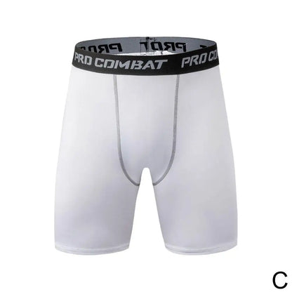 Men Bodybuilding Shorts Fitness Workout Inseam Gym Knickers Male Muscle Alive Elastic Compression Tights Skinny Leggins Hombre