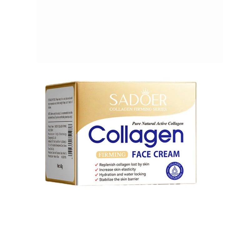 Collagen Anti-Wrinkle Hydrating and Moisturizing Sleep Mask, Collagen Anti-Wrinkle Ampoule Serum, Collagen Multi-Effect Cleansing Soap, Collagen Anti-Chapping Lip Balm, Collagen Skin Moisturizing Cream.