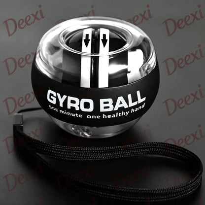 Automatic Start Wrist Gyro Ball Power Trainer Arm Exercise Device Strength Reinforcement Fitness Tracker