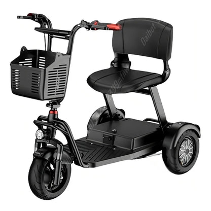 Lightweight Mobility Scooter Tricycle Foldable For Elders With Removable Battery/Anti Theft Family Electric Scooter For Seniors