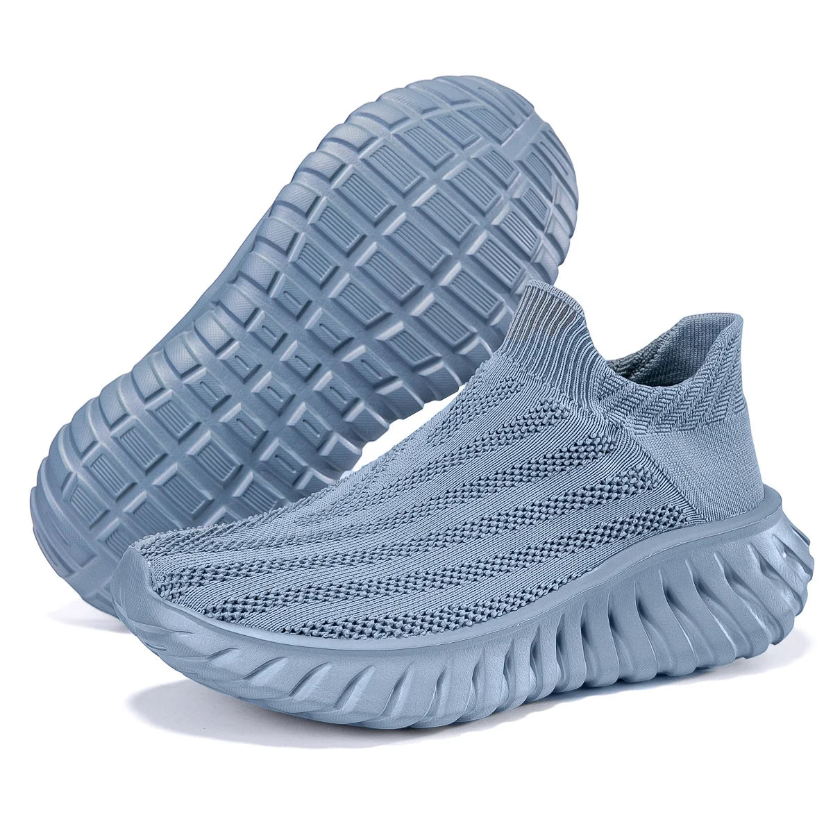 Men's One Foot Walking Shoes Anti Slip Running Shoes, Breathable Thick Soled Shoe Lightweight Fitness Casual Sneakers for Women