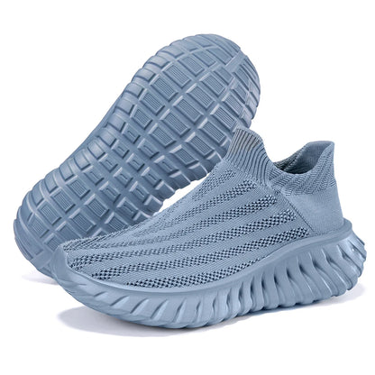 Men's One Foot Walking Shoes Anti Slip Running Shoes, Breathable Thick Soled Shoe Lightweight Fitness Casual Sneakers for Women