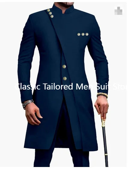 White Luxury Suits For Men Slim Fit Prom Party Wedding Groomsmen Groom Suit Tuxedo 2Pcs Fashion Costume Homme Blazer Pants