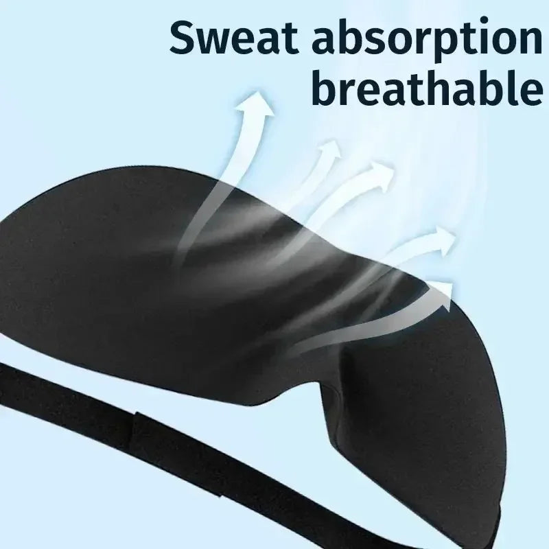 Sleeping Mask Cover Slaapmasker  Blockout Eye Comfort  Blindfold Concave Light with Women Men Aid Eye Travel