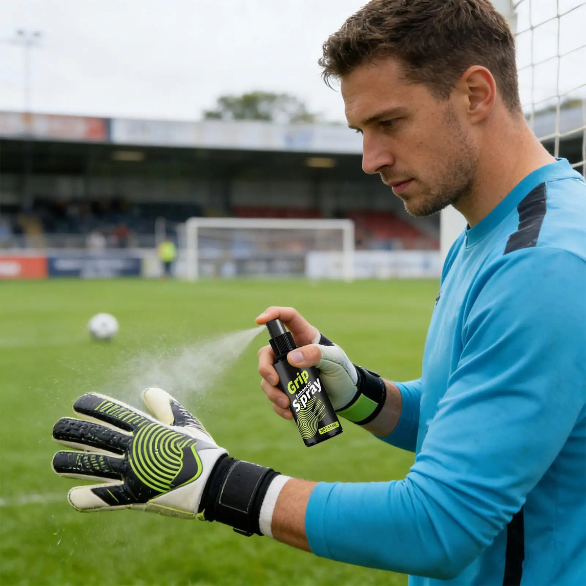 Goalie Glove Spray Grip Anti-Skid Sticky Adhesive Grip Spray Goalkeeper Glove Grip Spray Safe Goalkeeper Gloves Spray