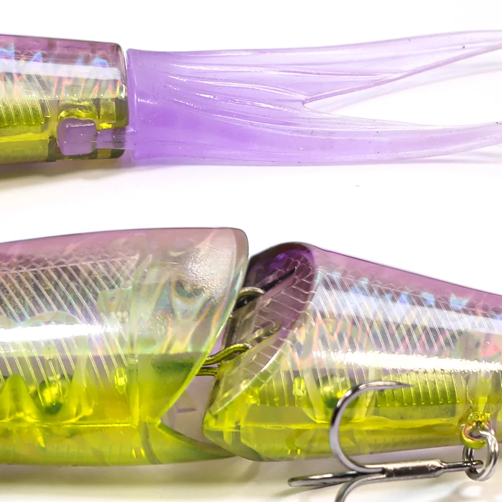B&U Topwater Floating Fishing Lures joint body Glide Swimbaits Hard Baits Wobblers For Bass Pike