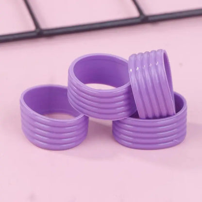 Tennis Game Accessories- 4Pcs Silicone Racket Grip Rings, Sweat-absorbency, Improved Handle Grip Strength