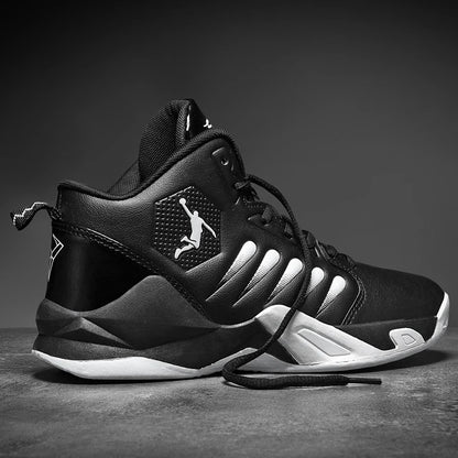 Men's Basketball Shoes Breathable Cushioning Non-Slip Wearable Runing Shoes Gym Training Athletic Basketball Sneakers for Women