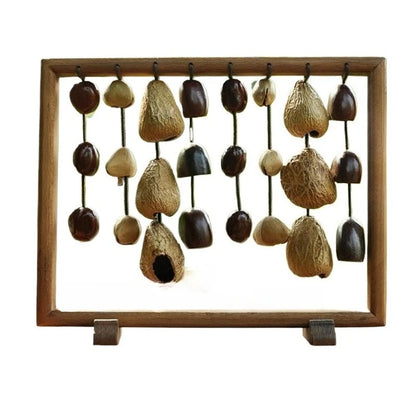 Nut Shell Wind Chimes Meditation Sound Healing Wind Chimes Mindfulness Yoga Bells Spiritual Relaxation Musical Instruments