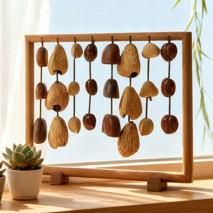 Nut Shell Wind Chimes Meditation Sound Healing Wind Chimes Mindfulness Yoga Bells Spiritual Relaxation Musical Instruments