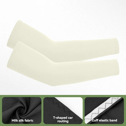 GTUBIKE 1 Pair Sports Cooling Arm Sleeves Basketball Cycling Arm Covers Outdoor Sports Mosquito and UV Protection Sleeves