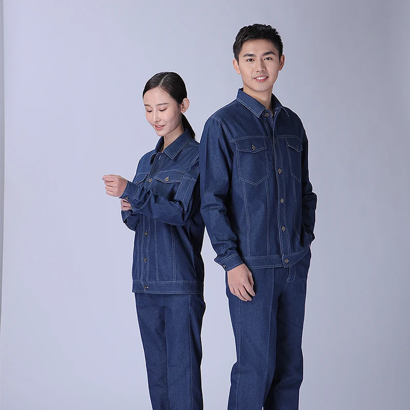 Working Clothes For Men Men's Overalls Work Wear Clothing Overalls Workwear Workshop Uniforms Mechanic Man Print Logo