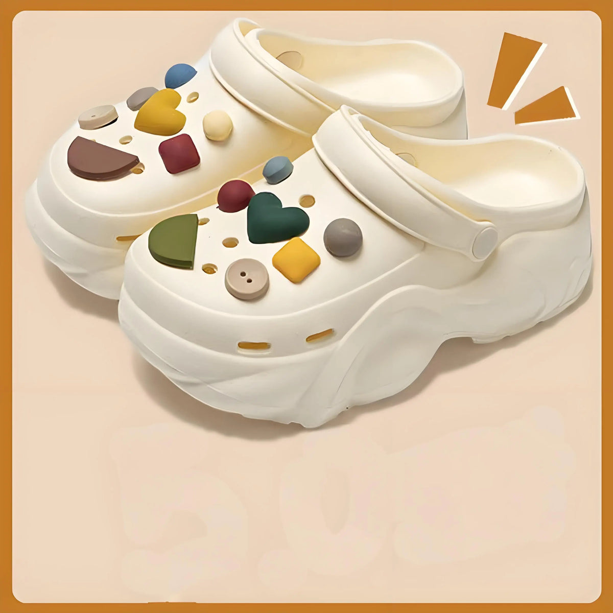 Women DIY Cute Animal button Decor Clogs Fashion Summer Spring Autumn Beach Sandals Cave Hole Female Garden Shoes Students Girls