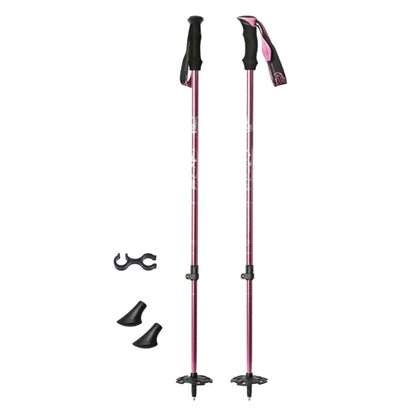 Skiing Pole Adjustable Trekking Poles for Outdoor Adventures Hiking Support Snowboarding Sturdy Walking Sticks for Mountains