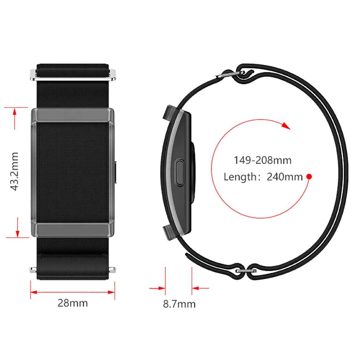 No Screen Smart Bracelt Men Women Sports Outdoors Fitness Heart Rate Blood Oxygen Sleep Monitor 5ATM Waterproof For Andrio IOS