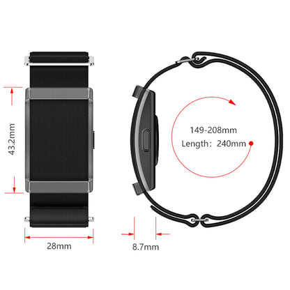 No Screen Smart Bracelt Men Women Sports Outdoors Fitness Heart Rate Blood Oxygen Sleep Monitor 5ATM Waterproof For Andrio IOS