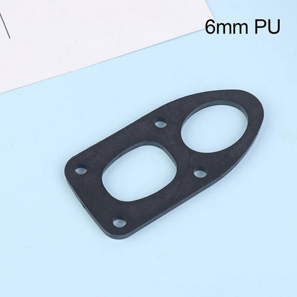 1Pc Black PU Longboard Riser Pads Skateboard Shock Pads For Truck Mounting Hardware Adults Kids Outdoor Sports Tool