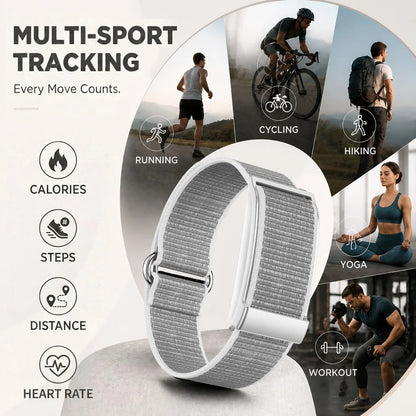 TG29 Screenless Fitness Tracker Smart Band, 107 Sport Modes, Up to 25-Day Battery, IP68 Water Resistant, Lightweight Adjustable