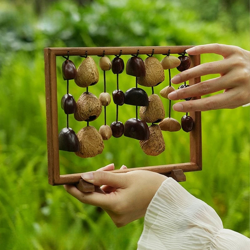 Nut Shell Wind Chimes Meditation Sound Healing Wind Chimes Mindfulness Yoga Bells Spiritual Relaxation Musical Instruments