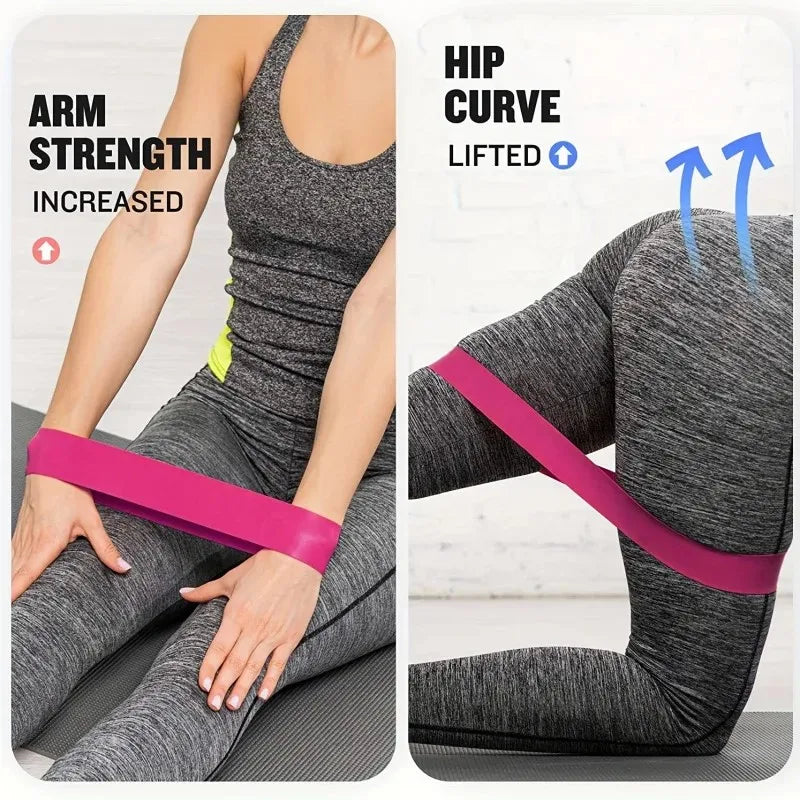 Fitness Elastic Band Resistance Band Yoga Exercise Training Gym Fitness Sports Ring Sports Crossfit Resistance Bands