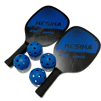 Poplar Pickle Paddles Rackets Set Non-slip 4 Pickleballs Pickleball Balls with Carrying Bag Pickleball Paddles Alduld