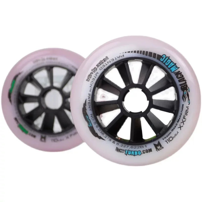 8 Professional 2 Layers MPC Red Magic Black Magic XXFirm Xfirm 80mm 90mm 100mm 110mm Inline Speed Race Skating Wheel Roller Tire
