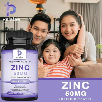 Zinc Supplements - Enhances Immune Function, Promotes Skin Health, Improves Sleep, and Maintains Bone Marrow Health